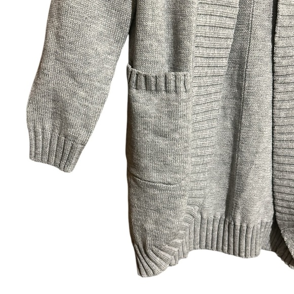 GRACE KARIN Long Sleeve Chunky Knit Cardigan Draped Open Front with Pockets S - Picture 6 of 9